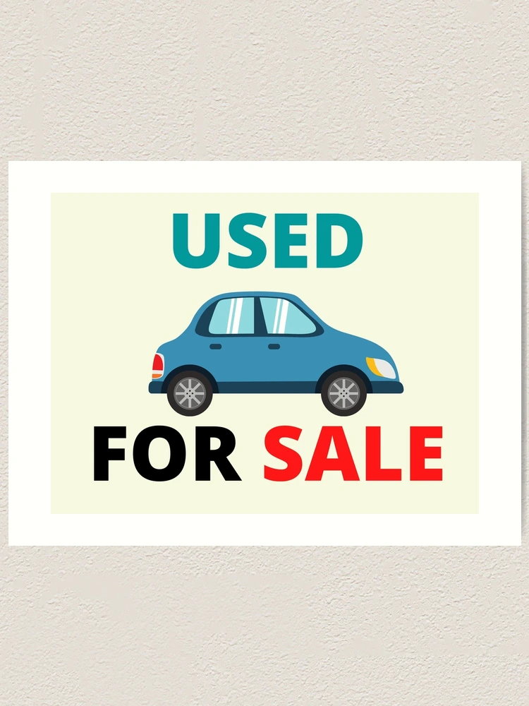 Thumbnail 1 of 3, Art Print, Used Cars For Sale designed and sold by PassionSense.
