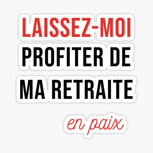 Aperçu de l'œuvre t-shirt retraite créée et vendue par Catcrea.