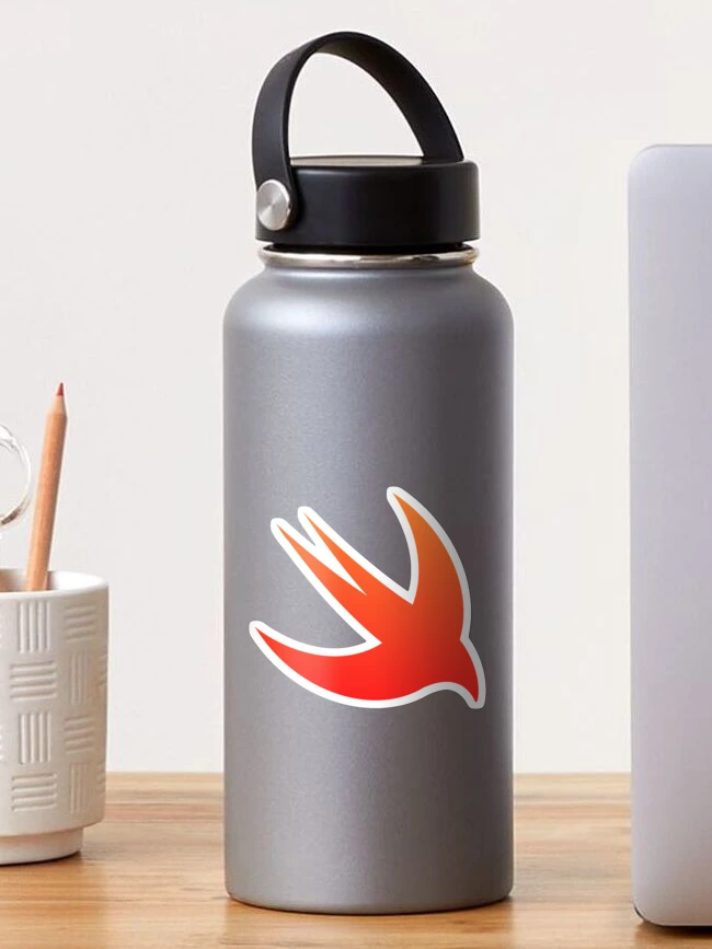Thumbnail 1 of 3, Sticker, Apple Swift Logo designed and sold by Poockine.