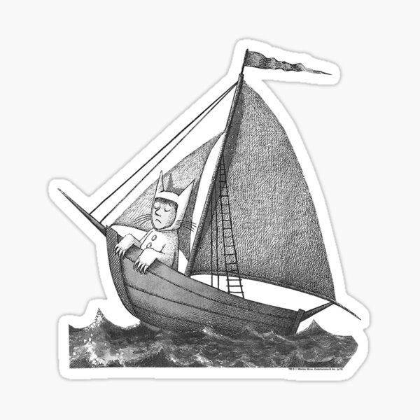 Aperçu de l'œuvre Là où les créatures sauvages naviguent sur un bateau créée et vendue par khangko1.