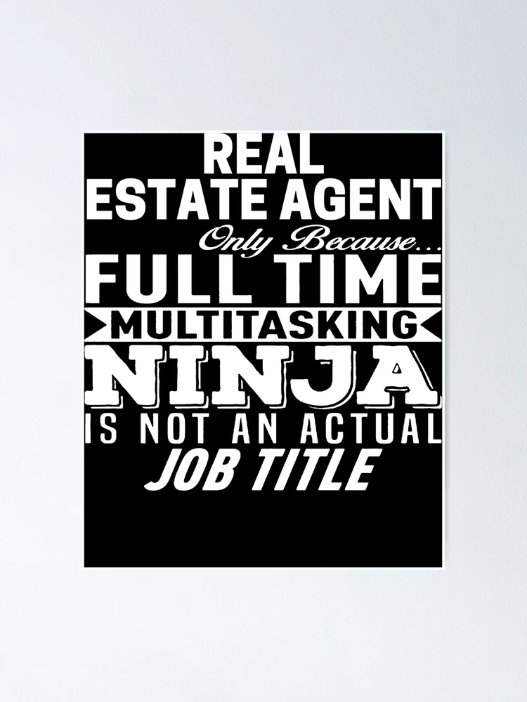 Thumbnail 1 von 3, Poster, Real estate agent designt und verkauft von clickmostro.