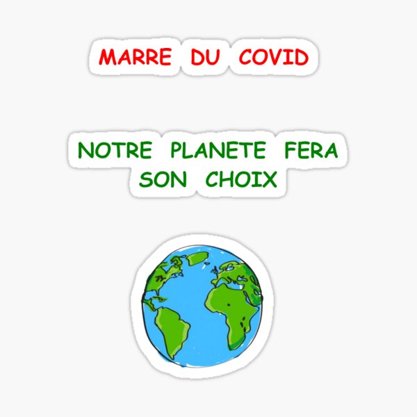 Aperçu de l'œuvre Le COVID et le choix de la TERRE créée et vendue par SpiderEvolution.