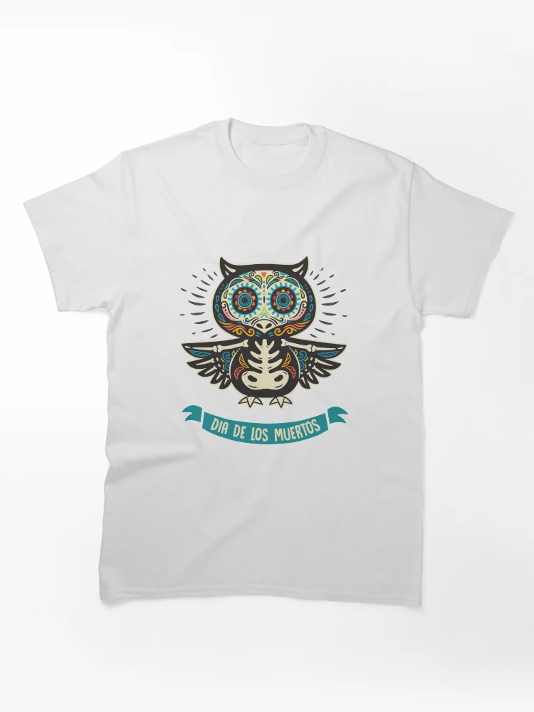 Imagen 1 de 7, Camiseta clásica con la obra Dia De Los Muertos - Halloween, diseñada y vendida por Studio Six.