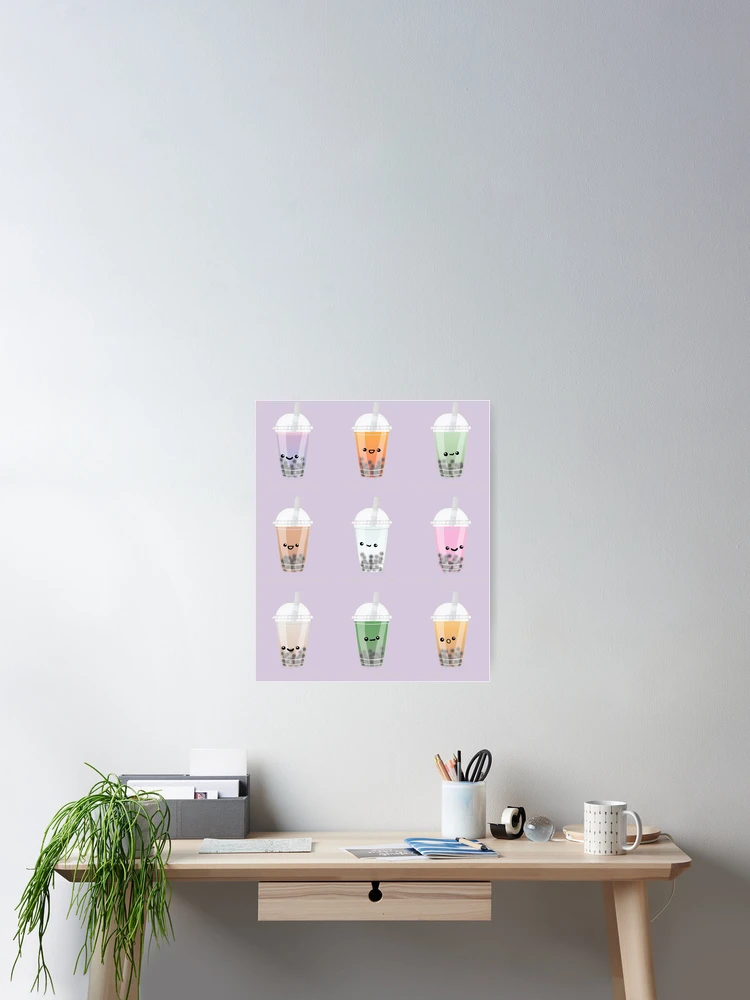 Thumbnail 2 of 3, Poster, Boba Tea, Bubble Tea Menu designed and sold by Good-Find.