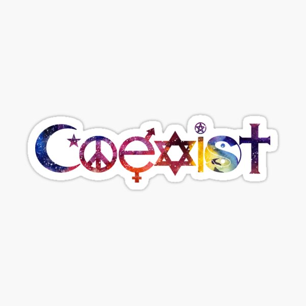 Aperçu de l'œuvre COEXIST Space créée et vendue par DyadyaYasha.