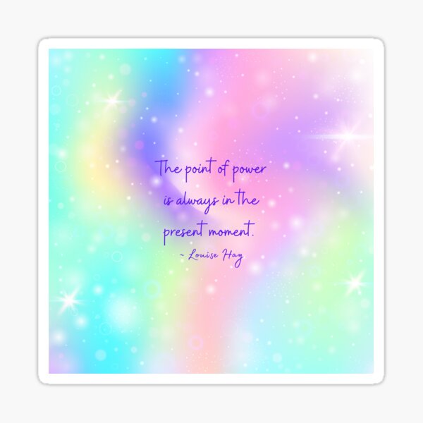 Aperçu de l'œuvre Citation de Louise Hay, point de puissance, citation de la loi de l'hypothèse créée et vendue par MamaSweetea.