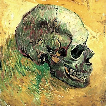 Artwork thumbnail, Van Gogh's Skull by Orixa