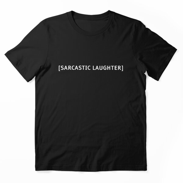 Aperçu de l'œuvre Rire sarcastique Costume de mème drôle Sous-titres codés et sous-titres créée et vendue par teeworthy.