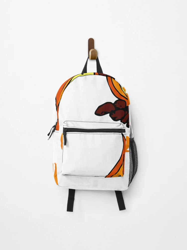 Aperçu 1 sur 3. Sac à dos avec l'œuvre feu de camp créée et vendue par raoufdesigner.