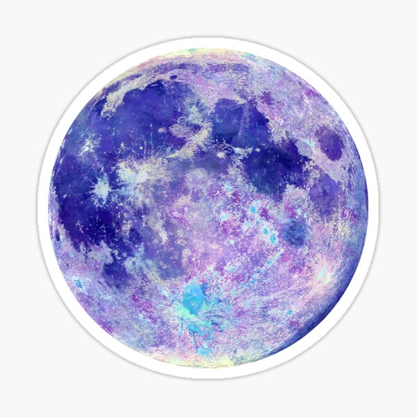 Aperçu de l'œuvre Lune - Aquarelle créée et vendue par maryedenoa.