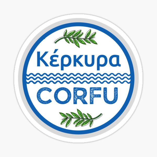 Artikelvorschau, Griechische Insel Korfu entworfen und verkauft von Fed Sher.