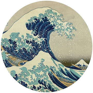 Imagen de la obra Camiseta Hokusai Kaiju de lolotees