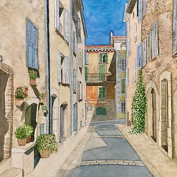 Artwork thumbnail, Sunny Valbonne by Marina Kulik