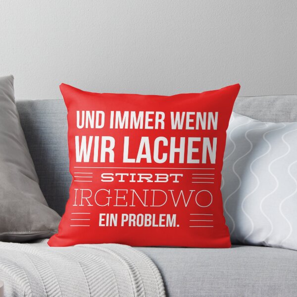 Artikelvorschau, Immer wenn wir lachen stirbt irgendwo ein Problem entworfen und verkauft von eaglestyle.