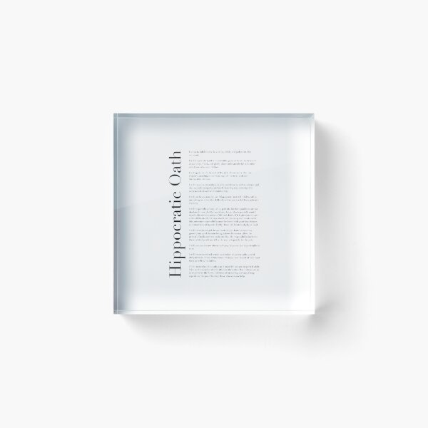 Item preview, Juramento hipocrático designed and sold by wisemagpie.