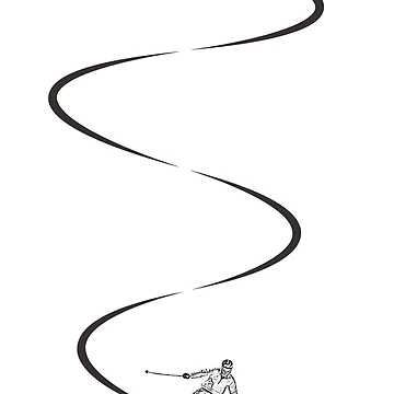 Artwork thumbnail, Ski lines by Dave Gosling