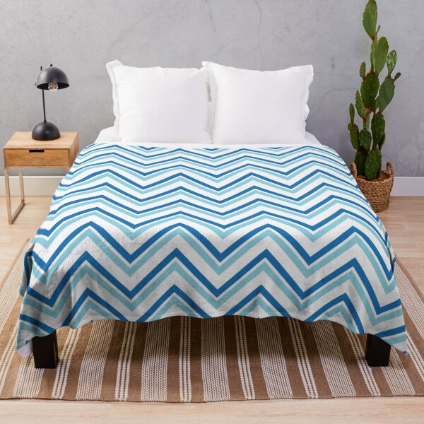 Item preview, Chevron Pattern. Blue Zigzag Pattern designed and sold by risingrocket.