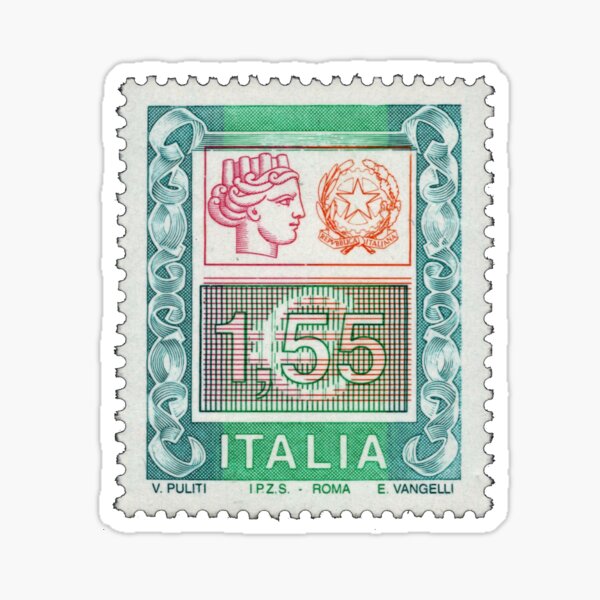 Aperçu de l'œuvre Timbre-poste d'Italie créée et vendue par Go-Postal.