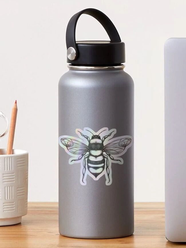 Thumbnail 1 of 4, Sticker, Bee Print designed and sold by AlexxHaleyArt.