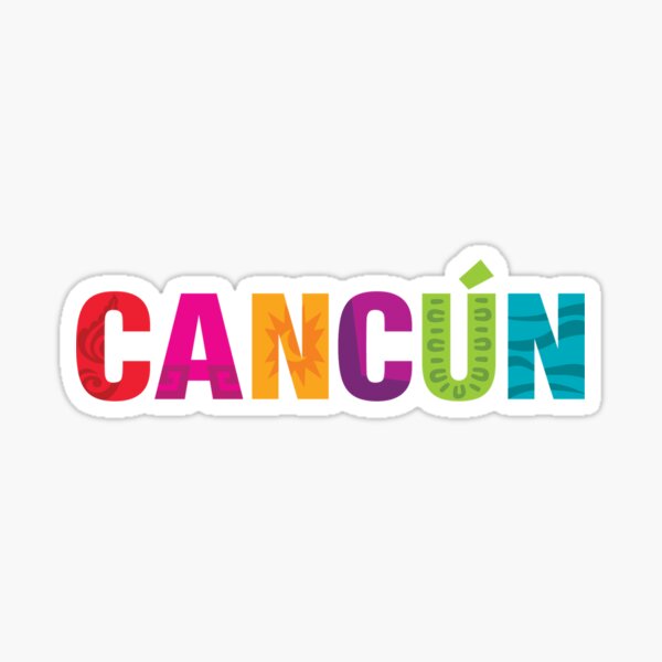 Aperçu de l'œuvre Cancún créée et vendue par luggagestickers.