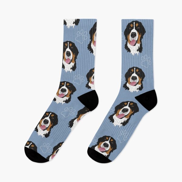 Artikelvorschau, Berner Sennenhund Muster-blau entworfen und verkauft von KantstandyaC.