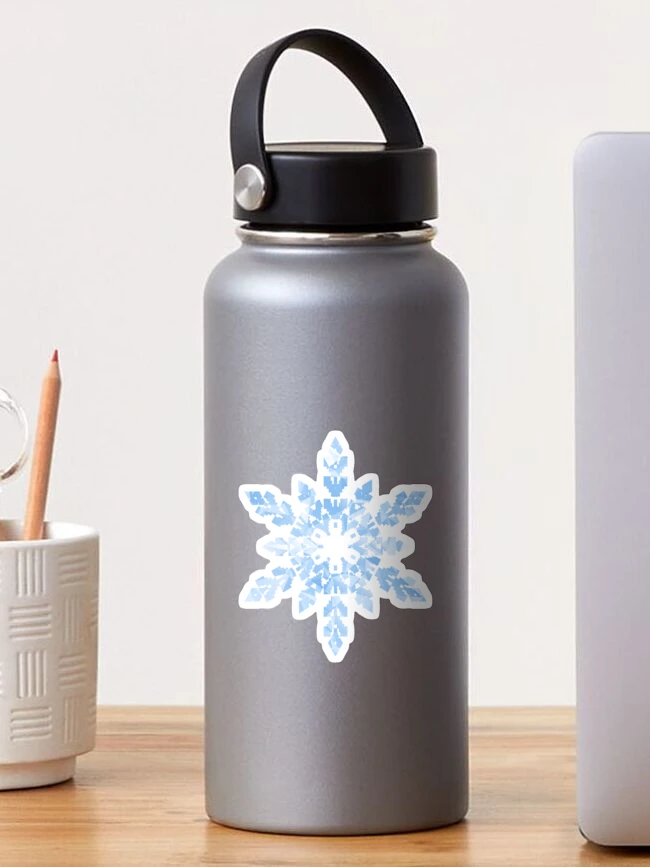Aperçu 1 sur 3. Sticker avec l'œuvre Flocon de neige créée et vendue par Dv-Design.