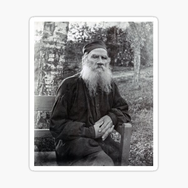 Artikelvorschau, Porträt des Autors Leo Tolstoi (1897) entworfen und verkauft von allhistory.