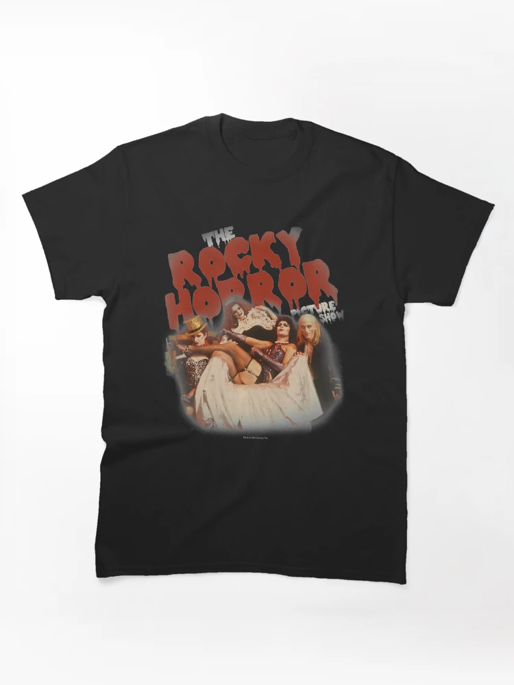 Aperçu 1 sur 7. T-shirt classique avec l'œuvre The Rocky Horror Picture Show Group Shot Logo créée et vendue par XuanPham.
