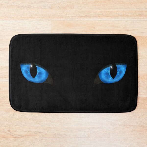 Item preview, Glowing blue cat eyes designed and sold by Pear Tree Studio.