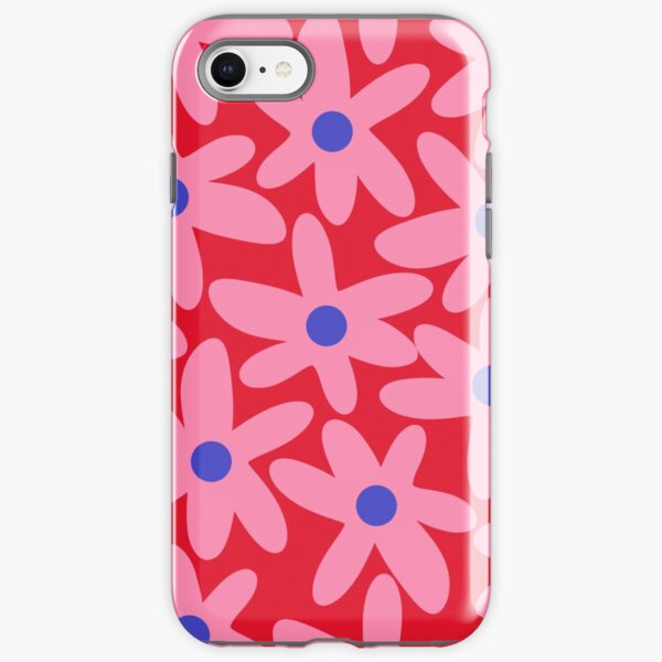 Item preview, Daisy Time Patrón floral Magenta Fucsia Rosa Azul designed and sold by kierkegaard.