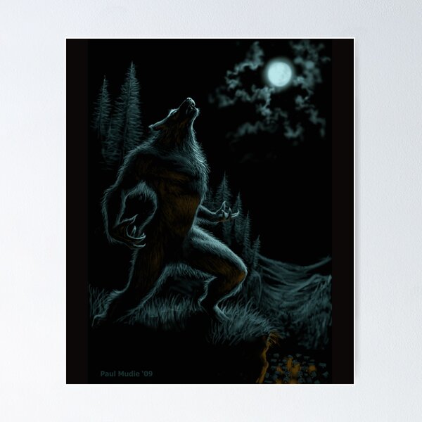 Item preview, Póster Hurlement du loup-garou designed and sold by HortonHarmon17.