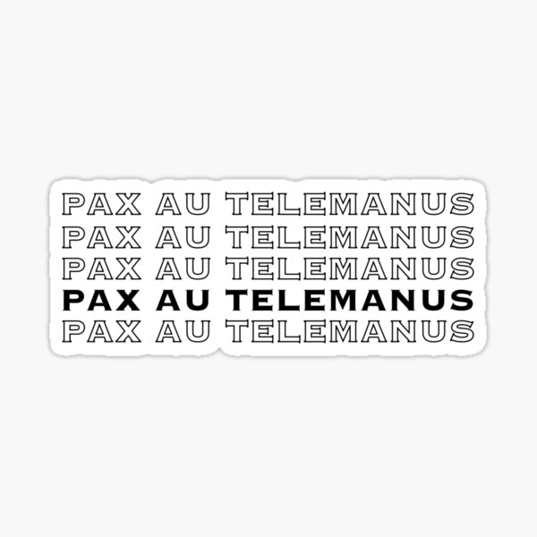 Item preview, Pax au Telemanus designed and sold by Thorn and Lore.