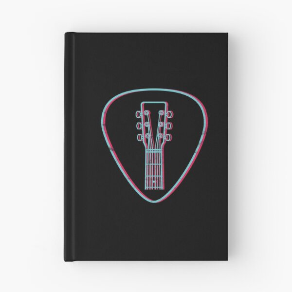 Item preview, 3D Acoustic Guitar Headstock Outlines Guitar Pick Dark Theme designed and sold by nightsworthy.