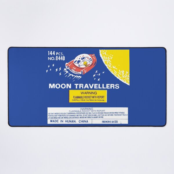 Item preview, MOON TRAVELLERS BOTTLE ROCKET - PACKAGING designed and sold by ThrowbackAds.