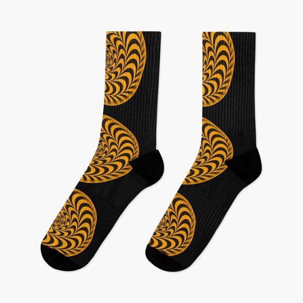 Item preview, Circle black and orange Trippy optical illusion  designed and sold by Designs Of all kinds.