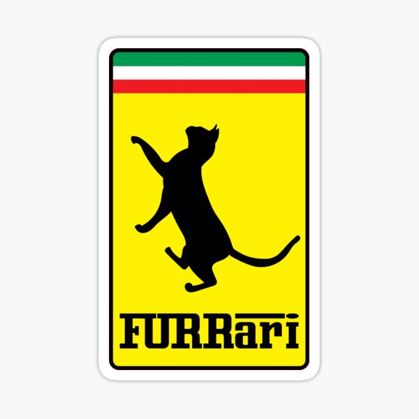 Artikelvorschau, FURRari, nicht Ferrari Cat Logo entworfen und verkauft von QuirkyIsGood.