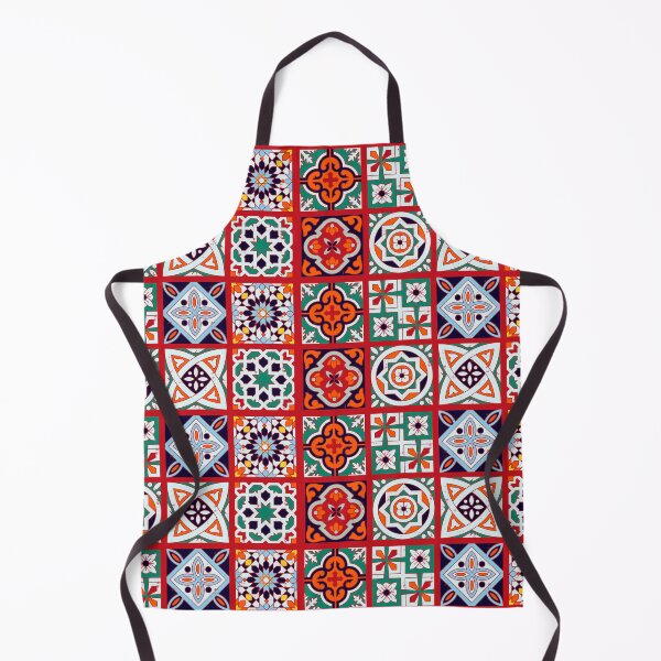 Item preview, Moroccan red ceramic tiles pattern designed and sold by urban-color.