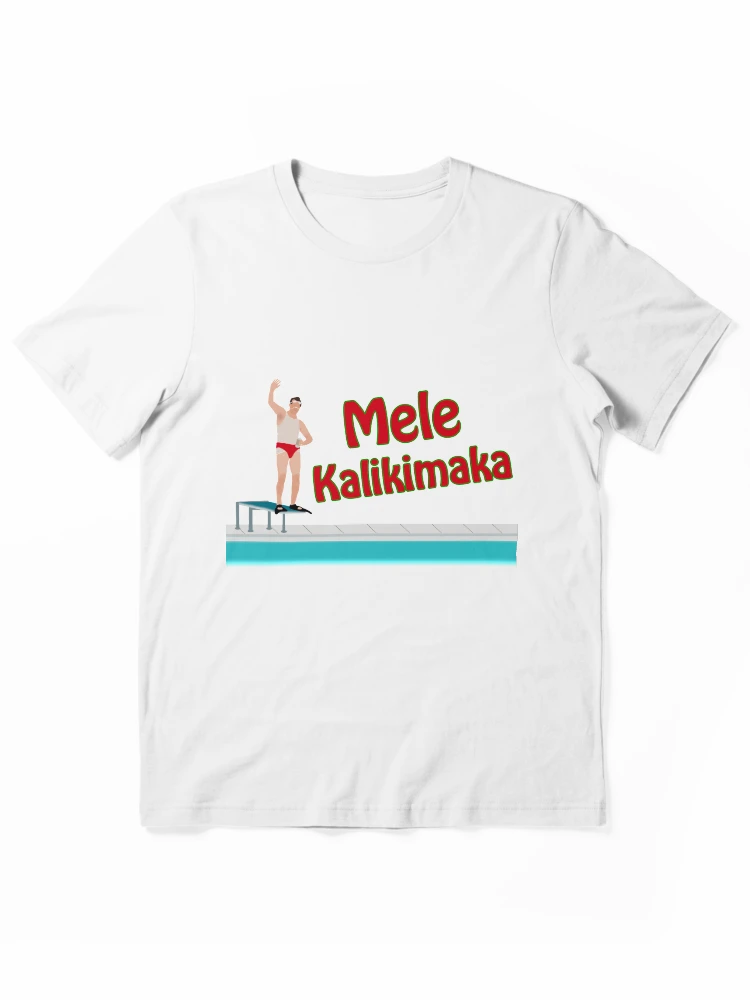 Aperçu 1 sur 7. T-shirt essentiel avec l'œuvre Vacances de Noël - Mele Kalikimaka créée et vendue par av8id.