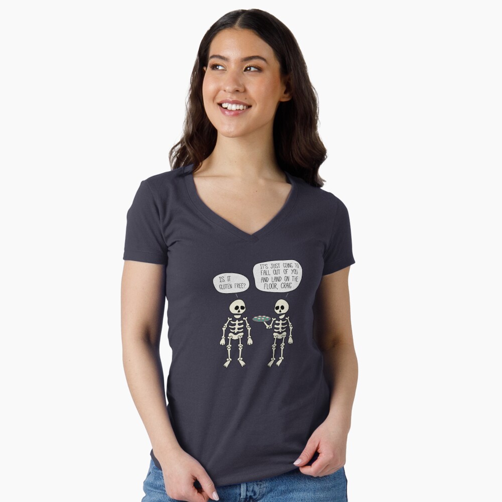 Aperçu de l'œuvre T-shirt moulant col V créée et vendue par Caretta.