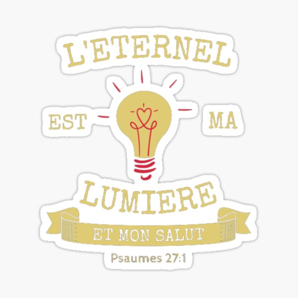Aperçu de l'œuvre l'Eternel est ma lumière créée et vendue par CherishedCloset.
