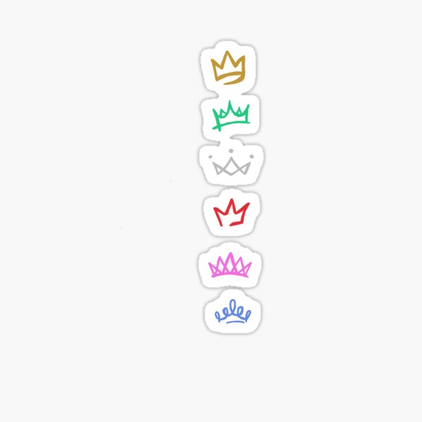 Item preview, Seis coronas de reinas musicales designed and sold by DropsOfFiction Studios.