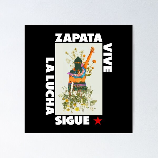 Aperçu de l'œuvre Femme zapatiste, féministe et indigène EZLN créée et vendue par Caracol-Spanish.