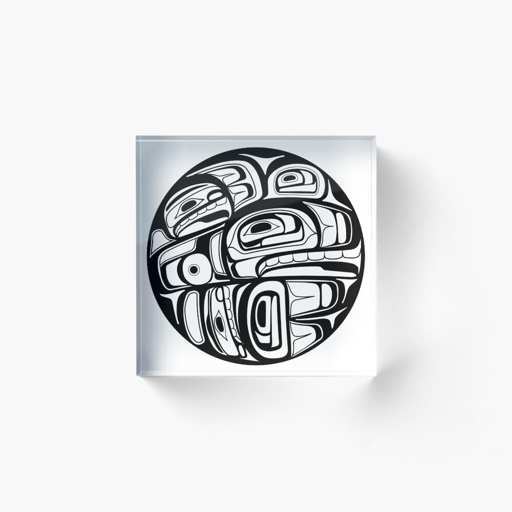 Vista previa del artículo con la obra «Bloque acrílico», diseñado y vendido por cascadiadesigns.