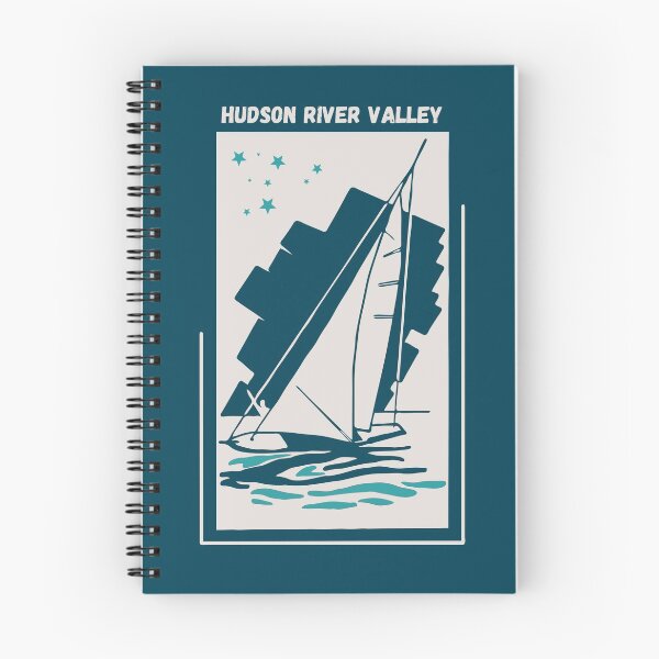 Item preview, Hudson River Valley in New York State, USA - Vintage Sailing Windsurfing Poster designed and sold by Vintage-TM.