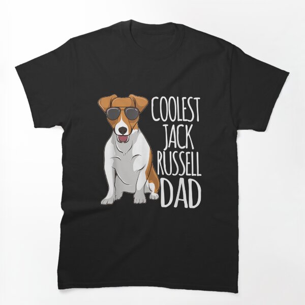 Artikelvorschau, Herren Coolster Jack Russel Dad Jack Russell Terrier Vaterhund entworfen und verkauft von SweetPeaVintage.