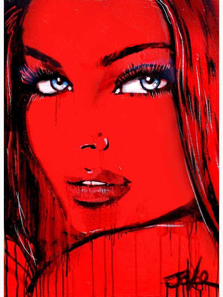 Imagen 3 de 3, Póster con la obra bien rojo, diseñada y vendida por Loui Jover.