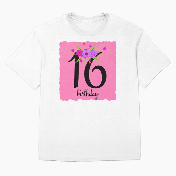 Item preview, 16 ° cumpleaños niña - Diseño de celebración del decimosexto cumpleaños designed and sold by Partypumpkin.