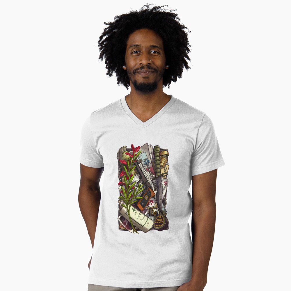 Item preview, V-Neck T-Shirt designed and sold by astraltiger.