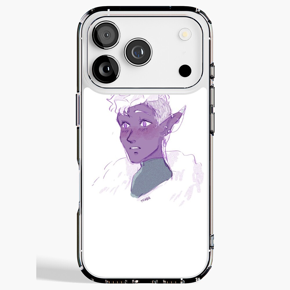 Vista previa del artículo con la obra «Funda blanda para iPhone», diseñado y vendido por glittergarbage.