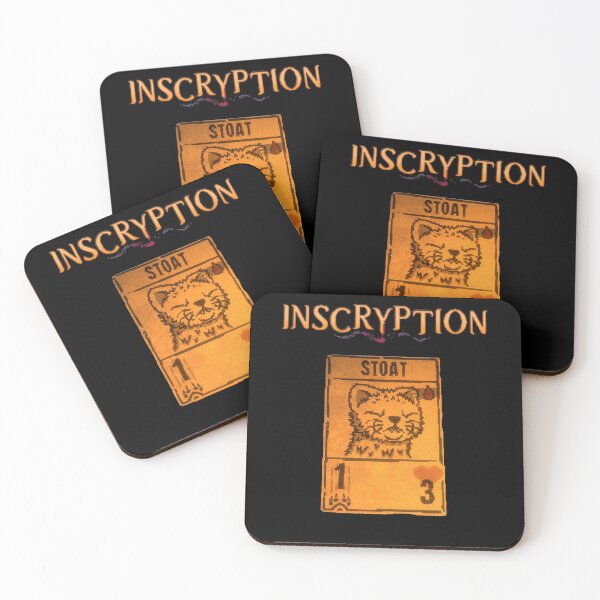 Item preview, Inscryption Psychological Horror Stoat Card Game Halloween Scary Spooky Dark Escape-room Puzzles designed and sold by Xeuno.